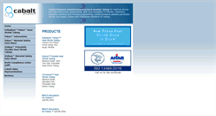 Desktop Screenshot of cobaltpolymers.com