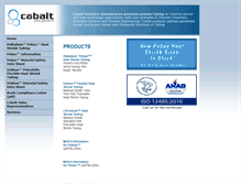 Tablet Screenshot of cobaltpolymers.com